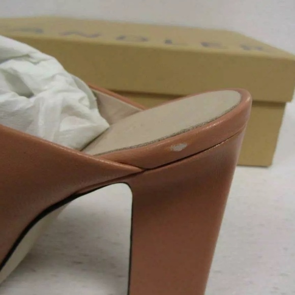 Wandler | Casta Block Heel Mules Sepia Tan Size 6.5 NEW - Picture 12 of 14